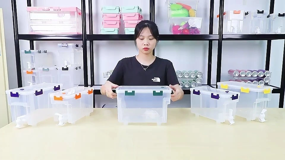 ポータブルホームパーティージュースタッププラスチック冷たい飲料水ディスペンサー 1
