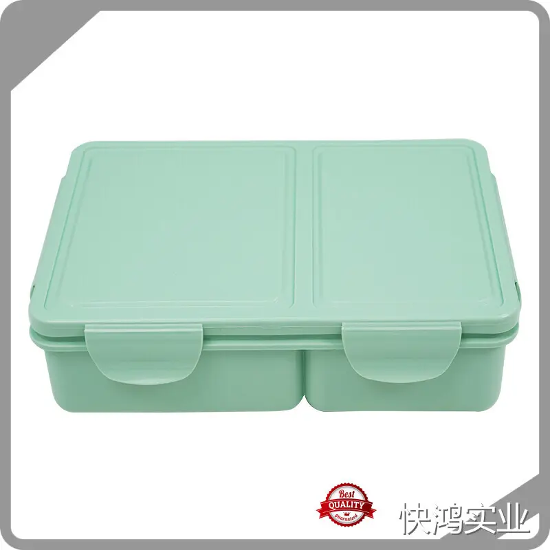 Plastic Tiffin Box Set 1400ml 22*16*6cm Pink Green Brand Company 1
