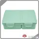 Plastic Tiffin Box Set 1400ml 22*16*6cm Pink Green Brand Company 1