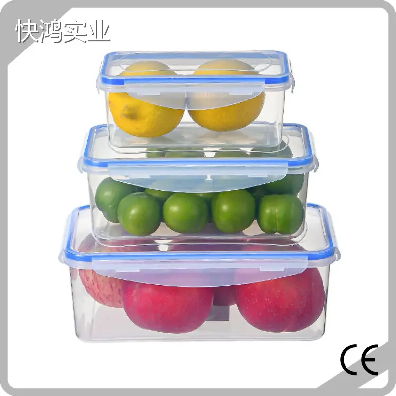 Kitchen Storage Containers Set Yellow 17*10.8*6.5cm / 20.5*13*8cm / 23.5*15.5*9cm Brand Kitchen Storage Containers Set 1