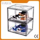 Big Plastic Storage Boxes for Clothes for for Home Use,1.4 Kg Orange Blue 1