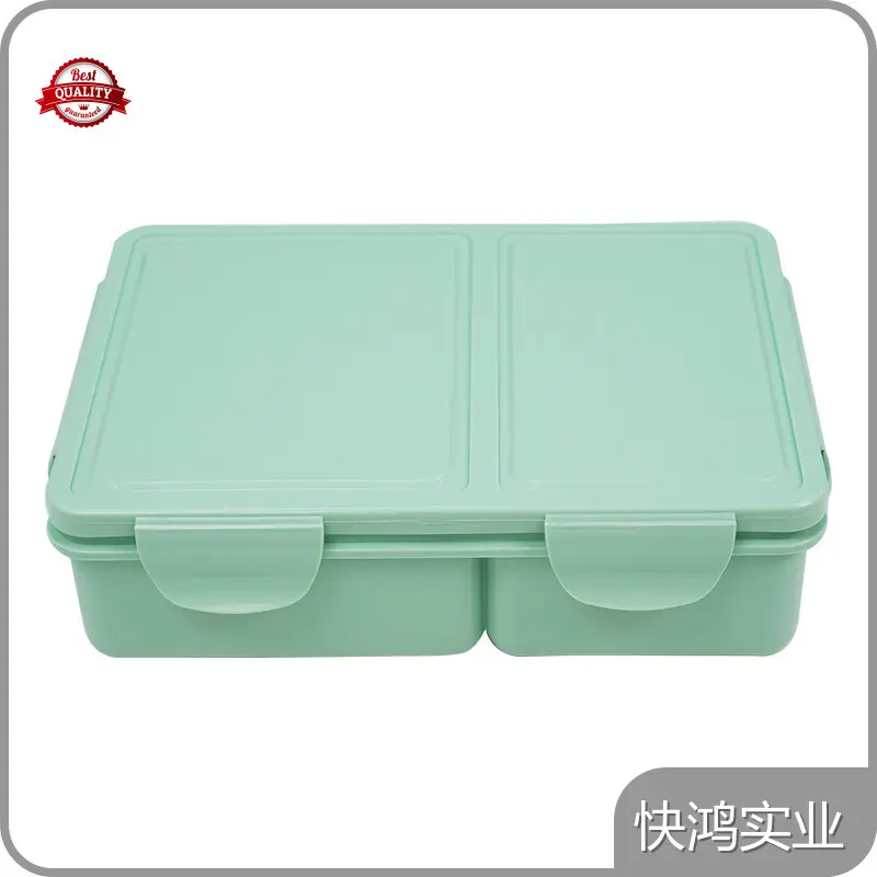 Plastic Lunch Containers with Dividers Suppliers for Food Carry 22*16*6cm 1