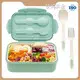 Plastic Lunch Boxes Beige for Microwave Use 1