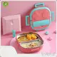Plastic Tiffin Box Factory for Microwave Use 7.09 X 7.09 X 0.28 Inches 1