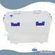 Custom Fridge Food Storage Containers Black Blue Orange Yellow Green 490g 1