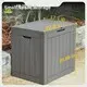 Grey Outdoor Storage Box - BPA-free/FDA 1