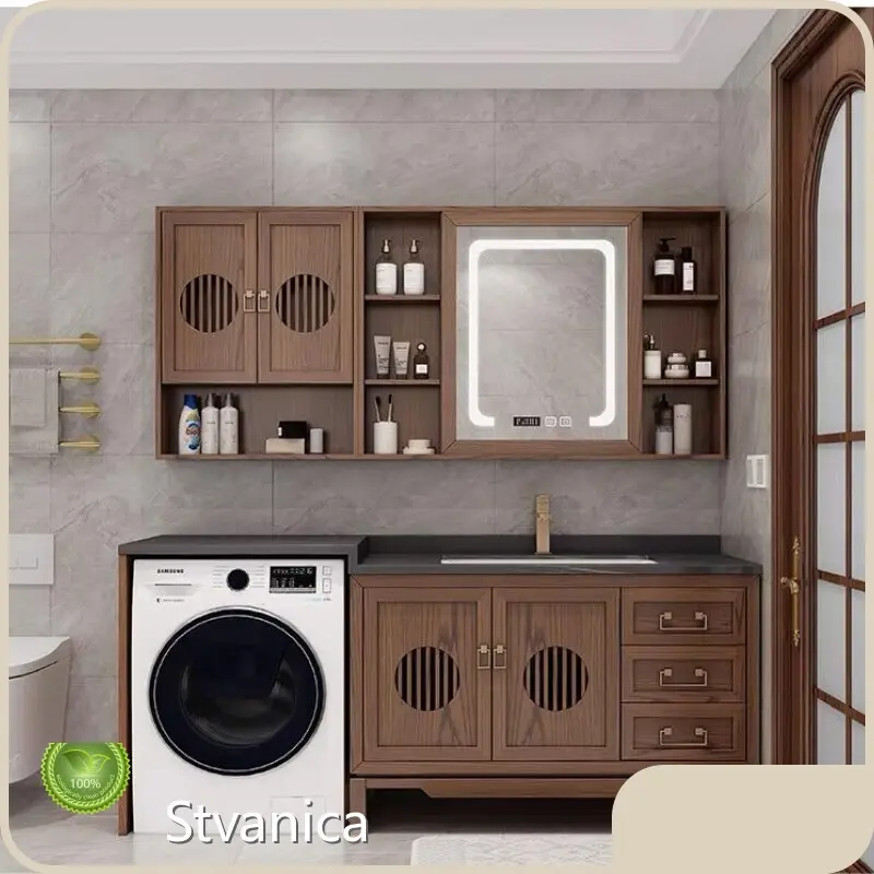 Оптовые оптовые туалетные столики для ванной с топами бренда Stvanica 1