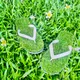 Fulikai Green Grass Slippers Suppliers EVA + Artificial Grass 3