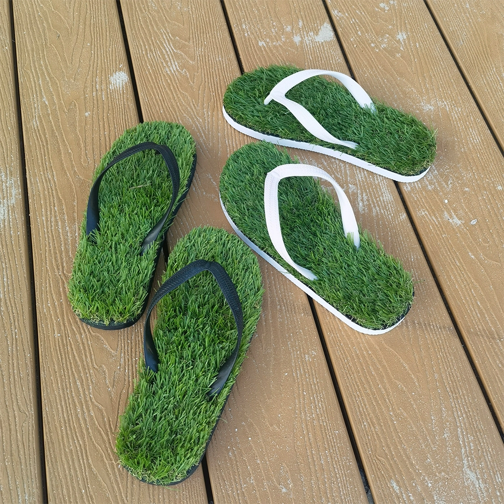Fulikai Green Grass Slippers Suppliers EVA + Artificial Grass 2