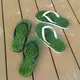 Fulikai Green Grass Slippers Suppliers EVA + Artificial Grass 2