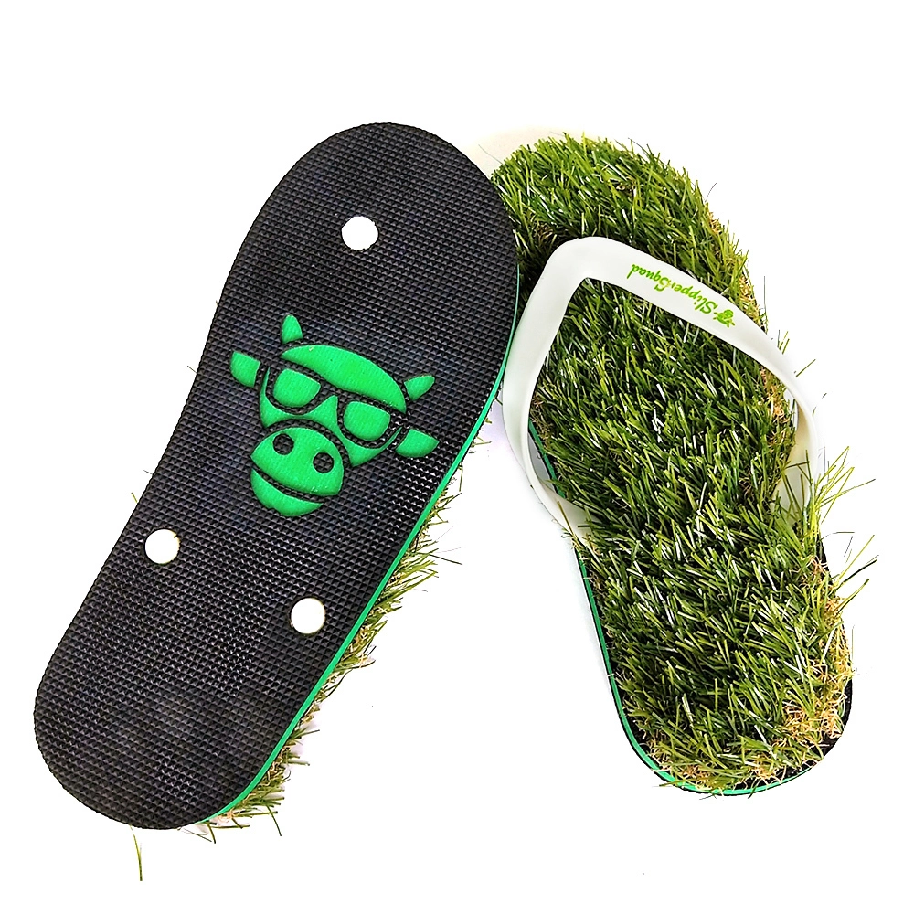 Grass Flops Green EVA + PVC Straps 3