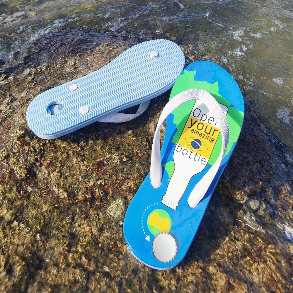 Beer Bottle Opener Flip Flops Adult Size EVA Foam Fulikai Brand 6