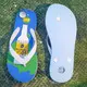 Fulikai Brand Customize Logo 15 Mm Blue Flip Flops with Beer Opener 3