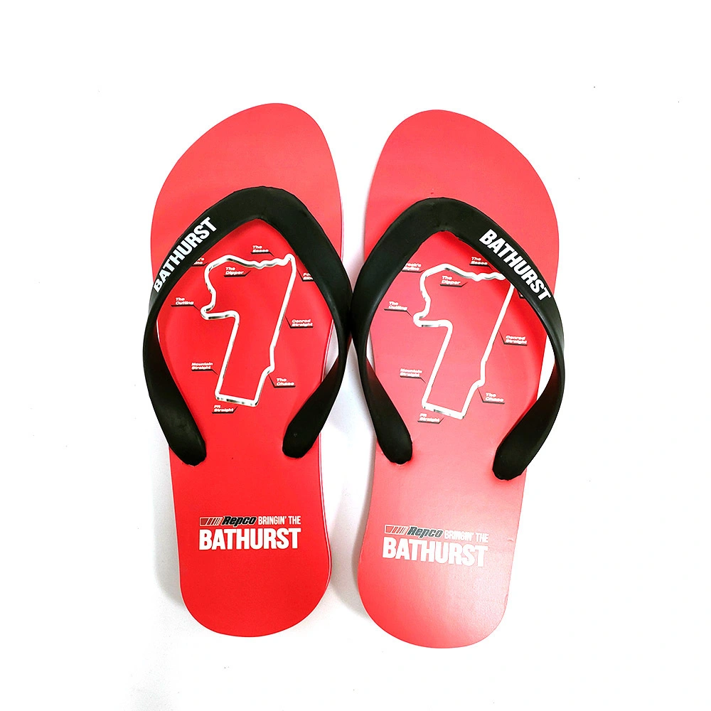 Red/Black 15 Mm Fulikai Brand Reef Slides with Bottle Opener 6