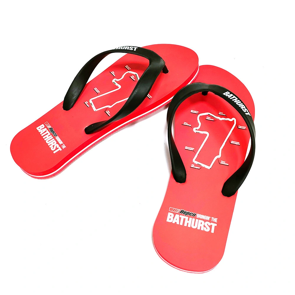 Red/Black 15 Mm Fulikai Brand Reef Slides with Bottle Opener 3