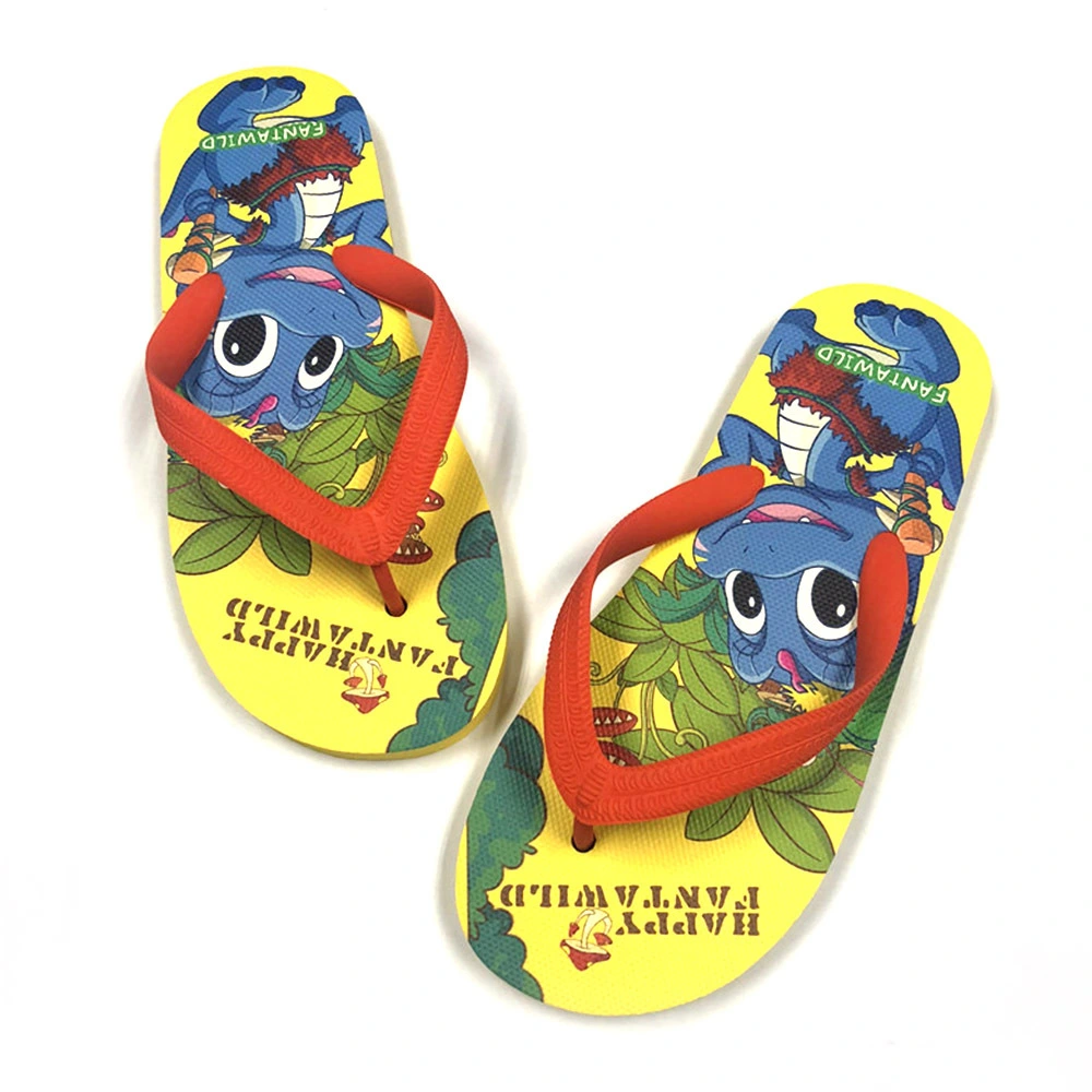Custom Rubber Flip Flops Heat Transfer Printing Or Silk Screen Printing Fulikai Company 3