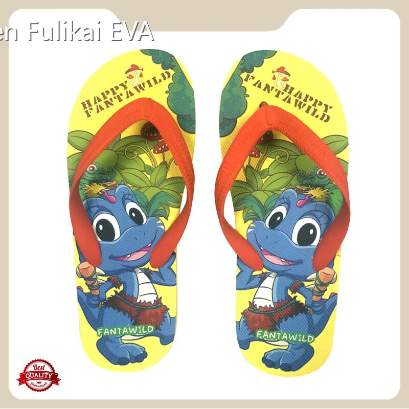 Custom Rubber Flip Flops Heat Transfer Printing Or Silk Screen Printing Fulikai Company 1