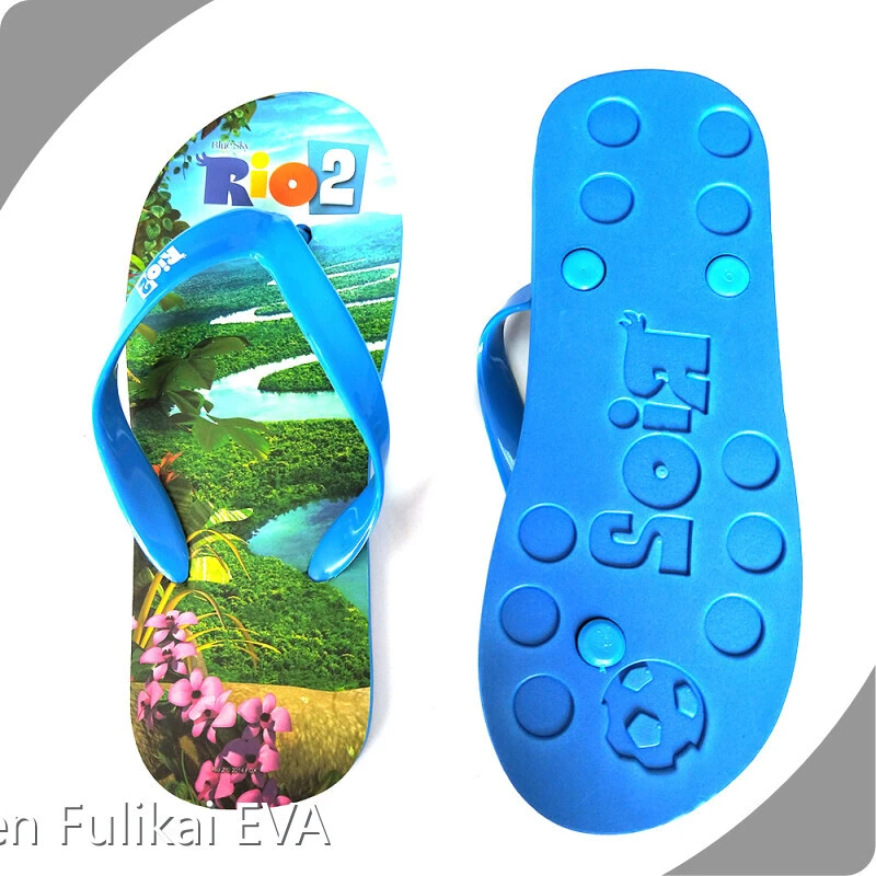 200g Custom Customize Logo Adult Size Hollow Out Slippers Fulikai FLK-E002 1