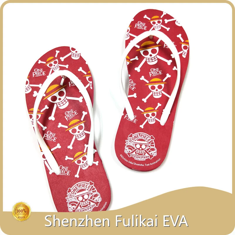 Red Color 200g 15 Mm Eva Flip Flops Fulikai Manufacture 1
