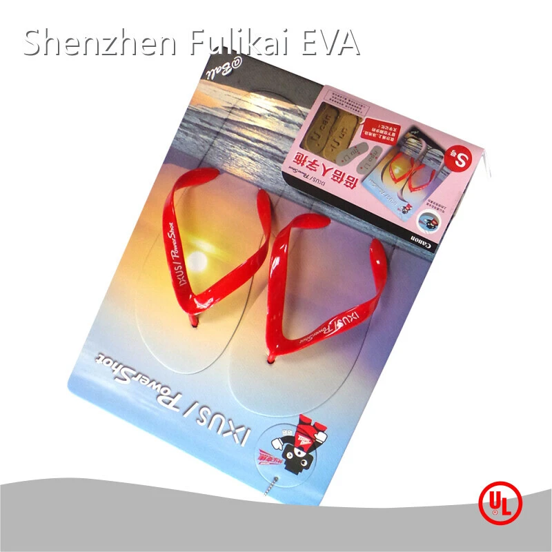 Custom Flip Flop Slides 200g PVC 250*315mm Warranty Fulikai 1
