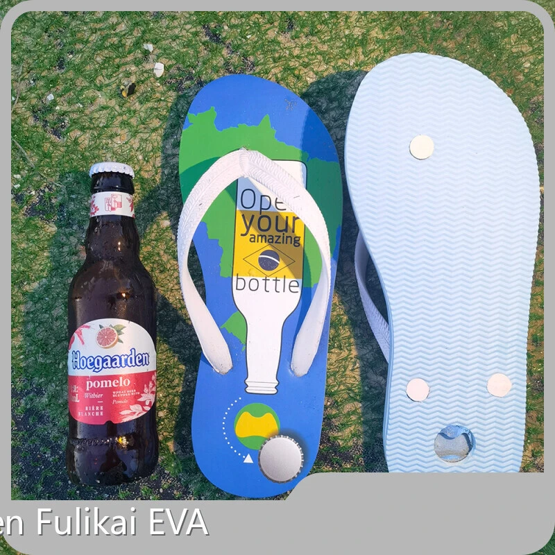 Beer Bottle Opener Flip Flops Adult Size EVA Foam Fulikai Brand 1