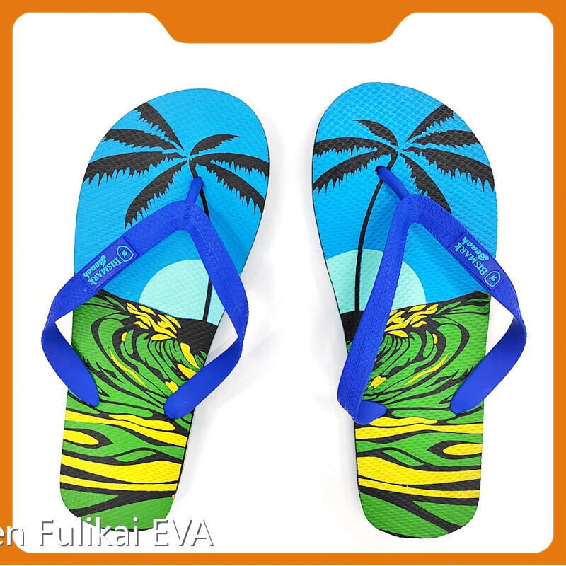 Fulikai Flip Flop Manufacturer - Heat Transfer Printing Or Silk Screen Printing 1