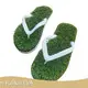 Fulikai Green Grass Slippers Suppliers EVA + Artificial Grass 1