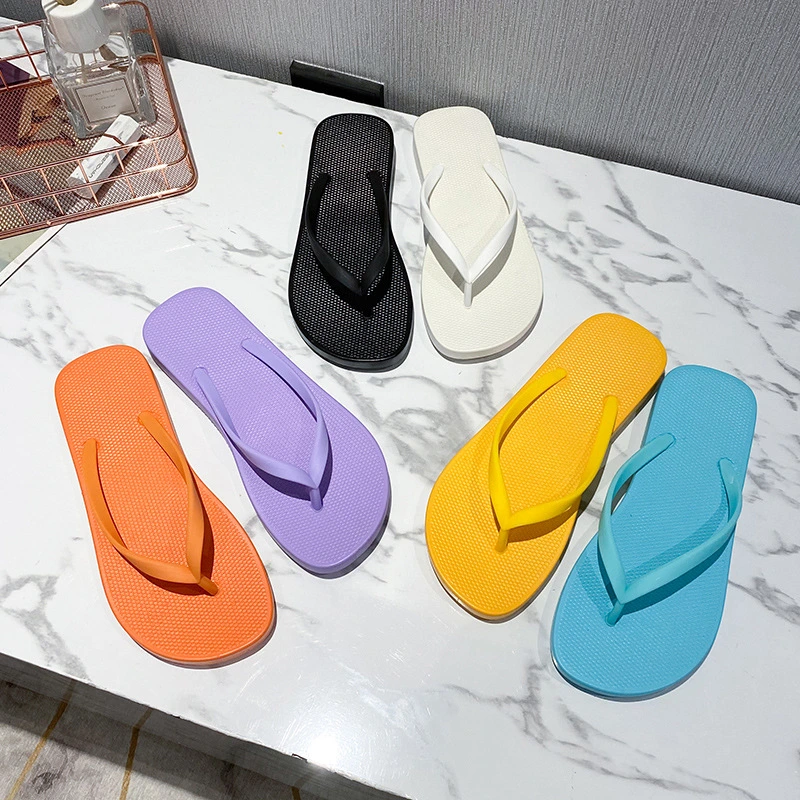 Custom Printed Logo Summer Beach Bathroom Shower Slippers Flip Flops 1