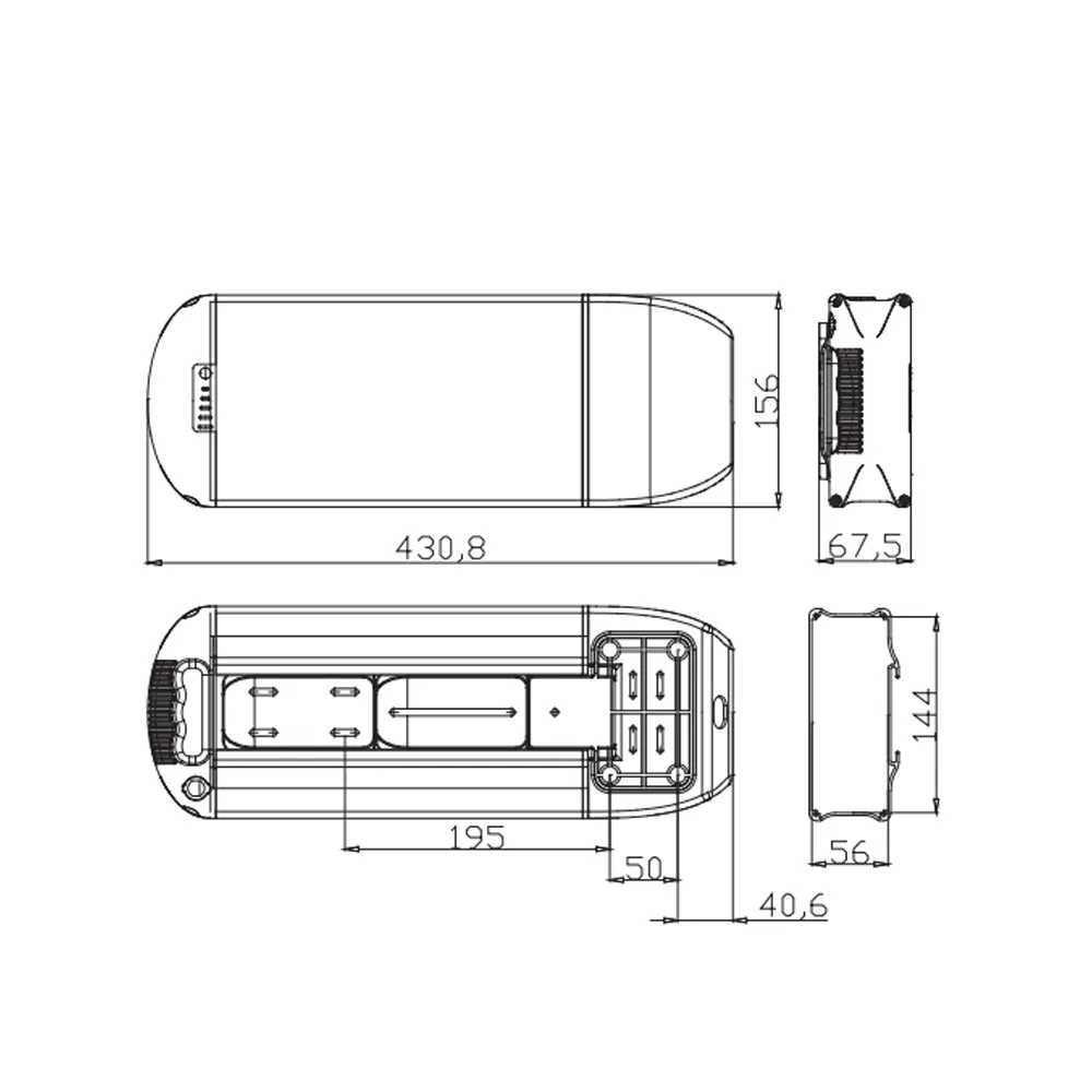 Custom Ebike Rear Rack Battery Chamrider Battery 2