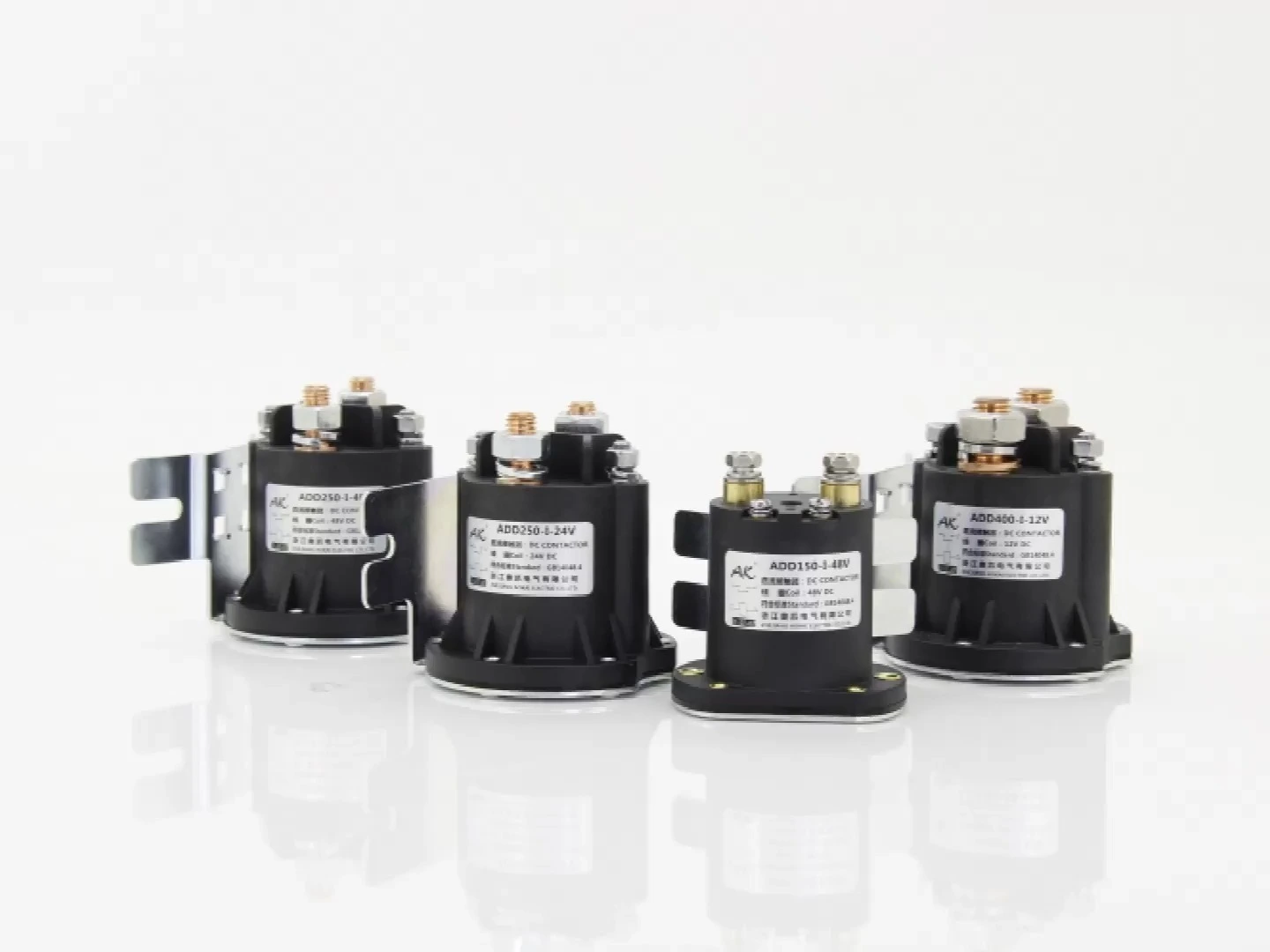 Peças de empilhadeira, unidade de elevação hidráulica, bomba de óleo de motor dc, 12v, relé de contato intermitente 250a, aokai add250i 1