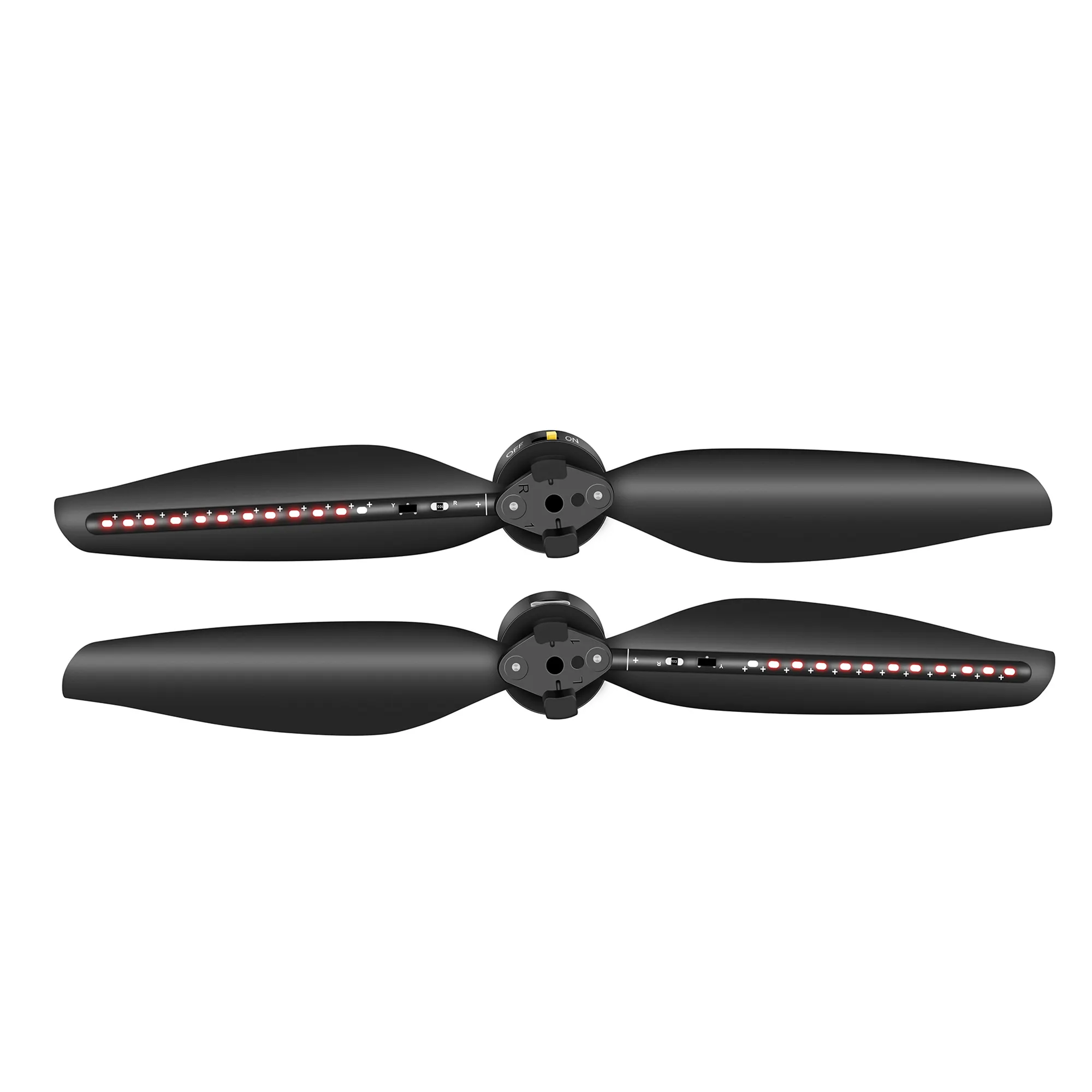 Drone LED Propellers for DJI Air Black Bulk Buy 4