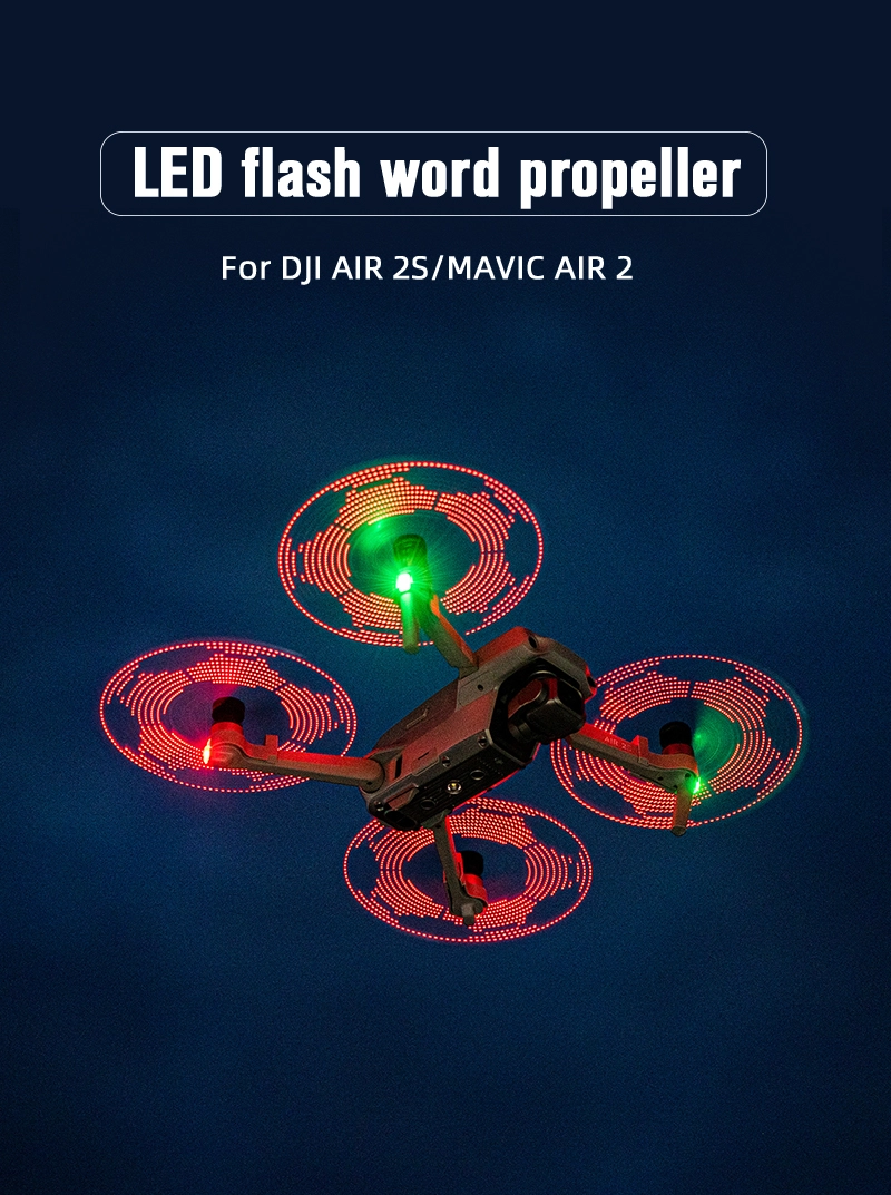 STARTRC LED Flash Word Propellers for DJI Air 2S Accessories 1