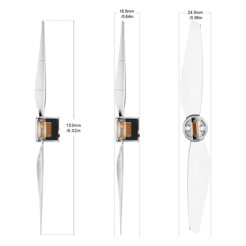 Hélices LED intermitentes coloridas STARTRC para DJI Mini 3 Pro 10