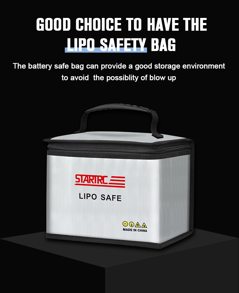 STARTRC Fireproof Lipo Battery Bag Universal for DJI Drone, RC Car, RC Tank, RC Airplane Battery Accessories 13