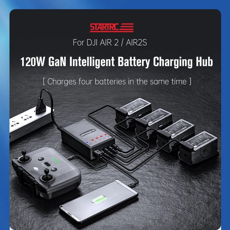 STARTRC Battery Charger for DJI Air 2S/ Air 2 Drone Remote Controller 1