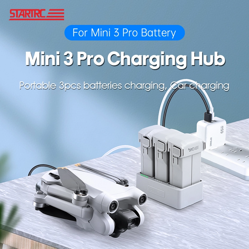 STARTRC DJI Mini 4 Pro/ Mini 3 Pro/ Mini 电池充电管家 3 1