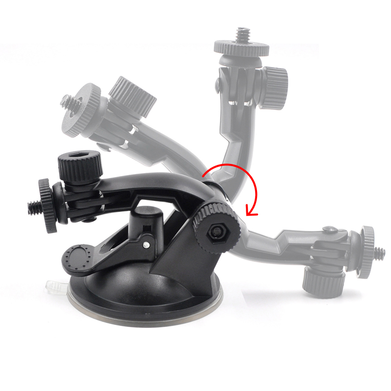 STARTRC Car Clamp Clip Sucker Mount Holder for Action Camera 7