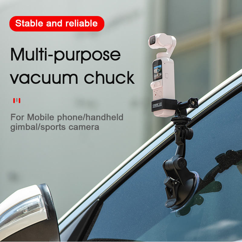 STARTRC Car Clamp Clip Sucker Mount Holder for Action Camera 1