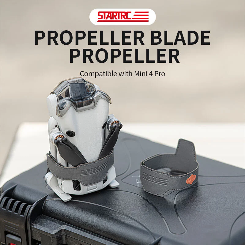 Soporte de hélices portátil de PU STARTRC para DJI Mini 4 Pro 1
