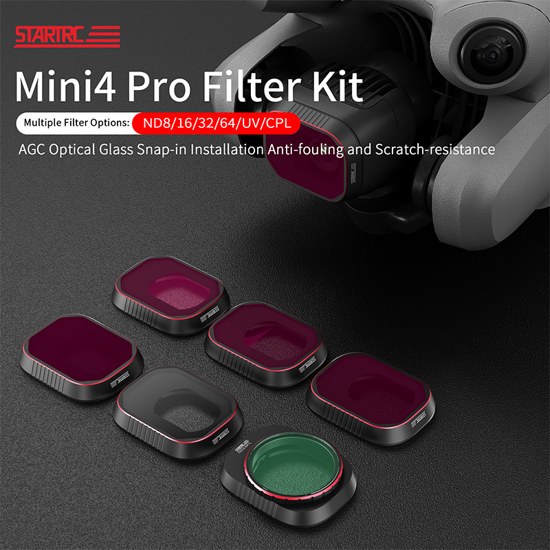 STARTRC ND Filters set for DJI Mini 4 Pro (ND16/ 64/256) 1