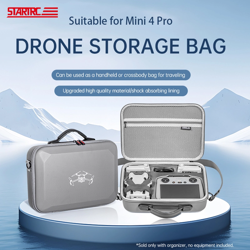 STARTRC Bolso de hombro de PU para DJI Mini 4 Pro con DJI RC-N2 1