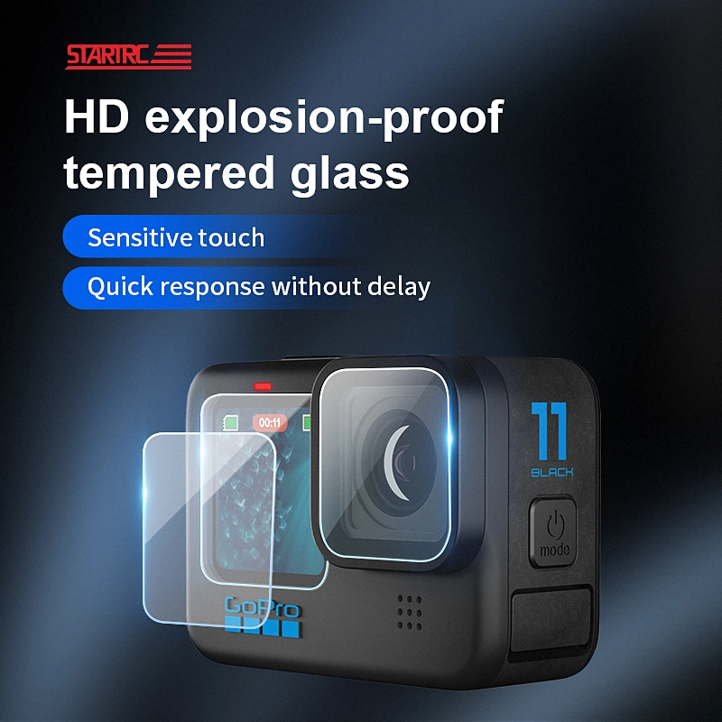 Protector de pantalla de vidrio templado STARTRC para Gopro Hero 11 1