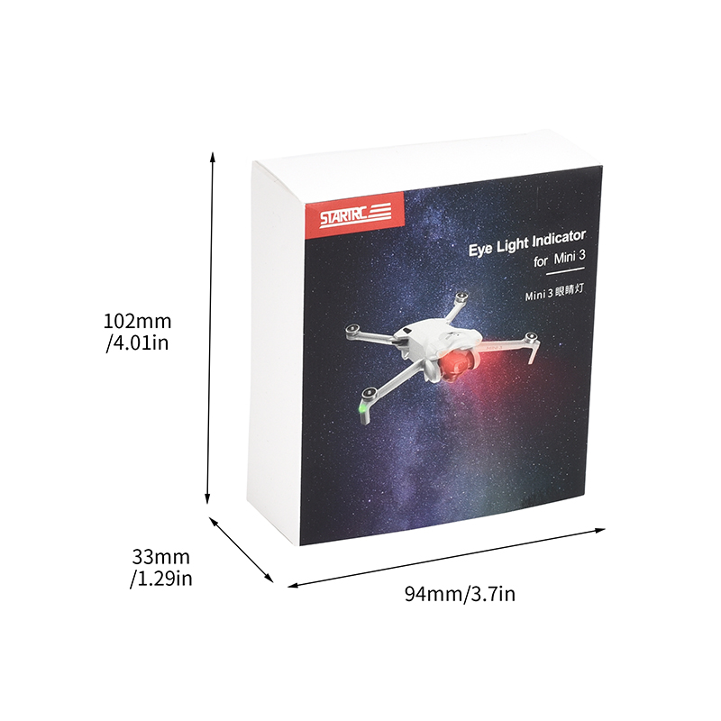 Indicador de luz ocular STARTRC para accesorios de drones DJI Mini 3 8