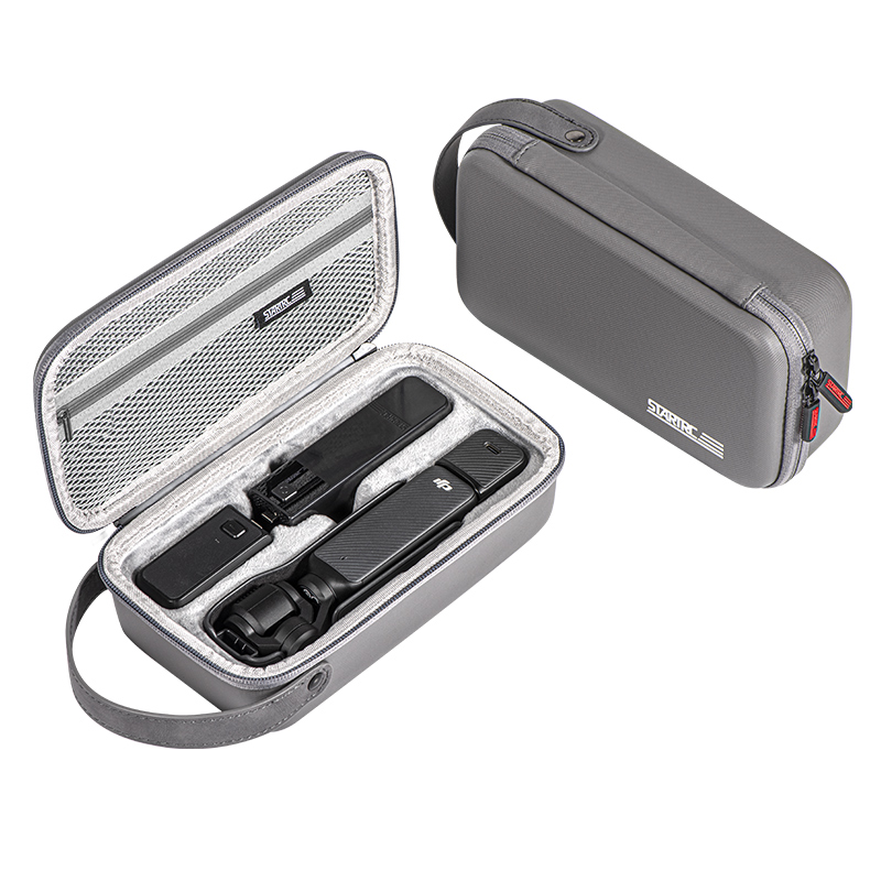  Estuche de transporte para DJI OSMO acción 3 cámara, bolsa de  almacenamiento portátil PU impermeable bolsa de viaje para acción 3 cámaras  Accesorios : Electrónica
