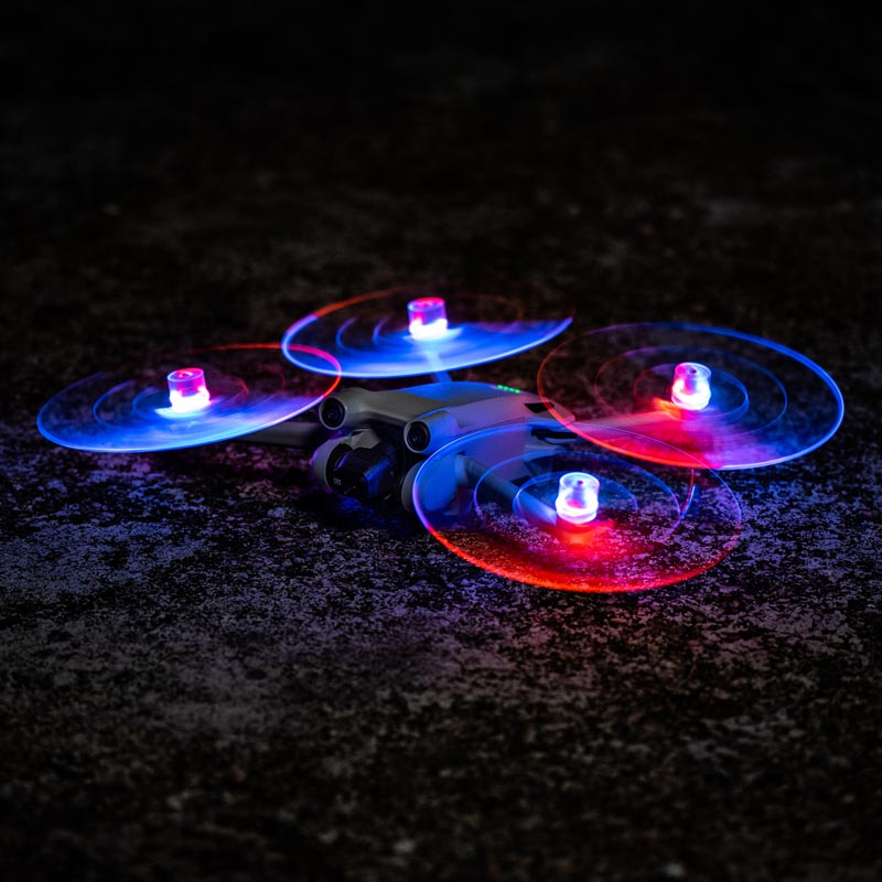 Hélices LED intermitentes coloridas STARTRC para DJI Mini 3 Pro 6