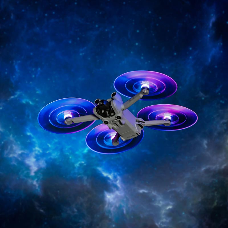Hélices LED intermitentes coloridas STARTRC para DJI Mini 3 Pro 5