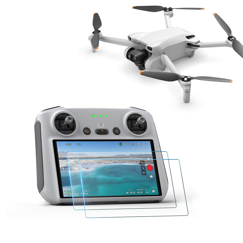 STARTRC Tempered Glass Screen Protector For DJI RC & DJI RC 2 Controllers – 2-Pack