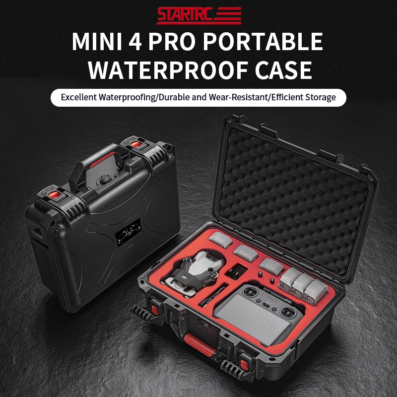 STARTRC Carrying Case for DJI Mini 4 Pro with DJI RC 2/RC-N1 1