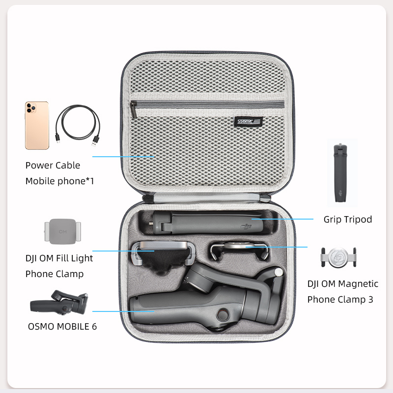 Bolsa de transporte portátil de viaje STARTRC para cardán de mano DJI OM 6 6