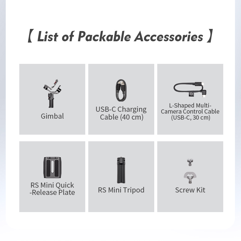 Estuche de transporte portátil STARTRC para DJI RS 3 Mini 7